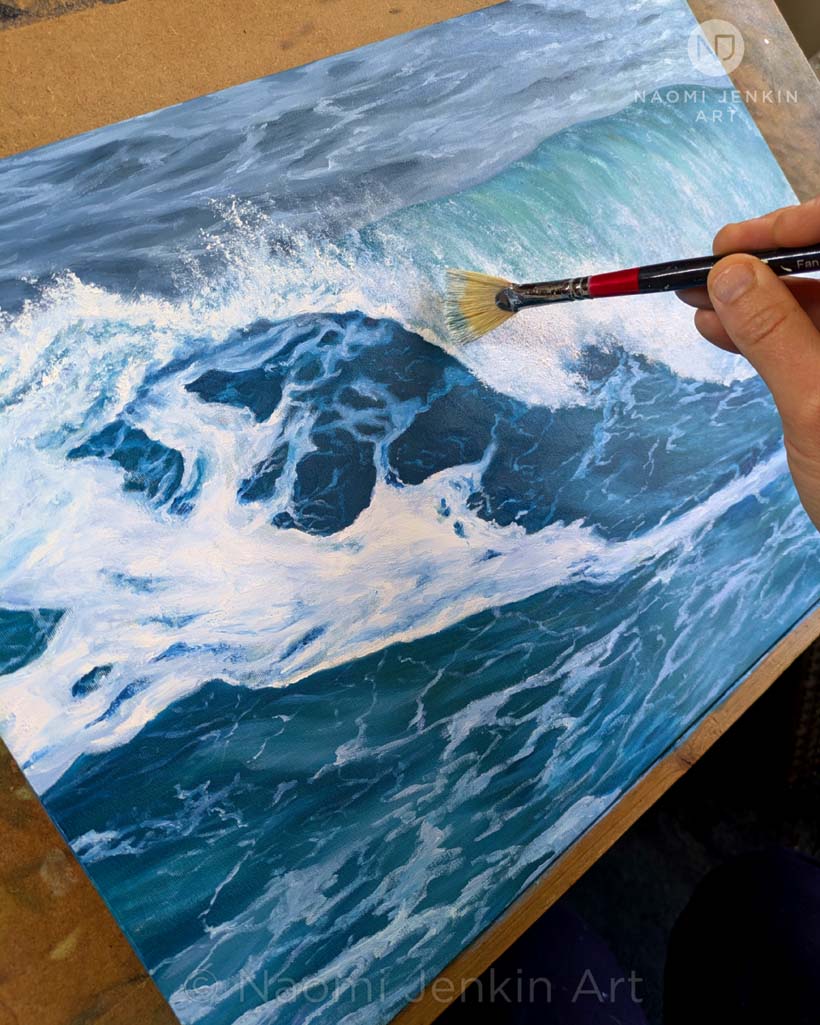 Wave painting 